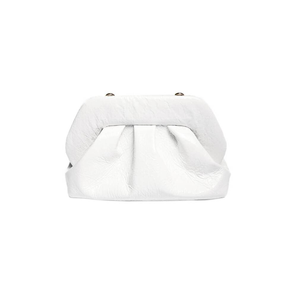 NEW THEMOIRÈ women's tia pineapple clutch bag in shell